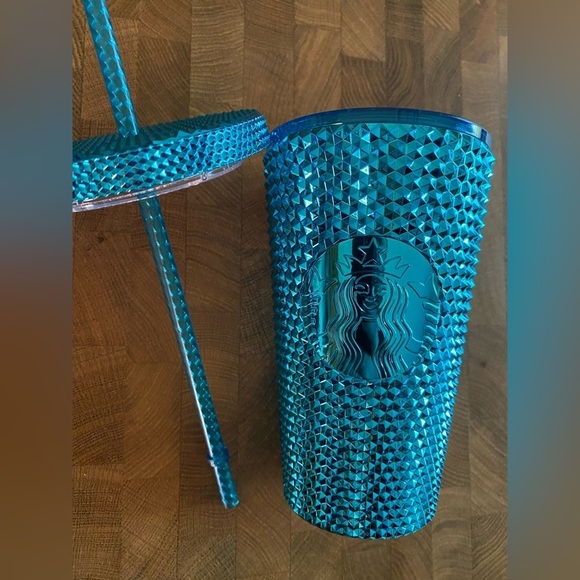 Starbucks Other - STARBUCKS 2023 Summer Bling Blue Grande 16 Oz Tumbler with straw